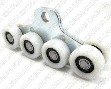 1254. Каретка несуча 2Б (полімер, 69×58, 400 кг)