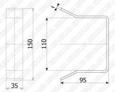 1412. Уловлювач Б (110 мм)
