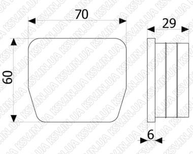 1620. Заглушка малая (500кг)