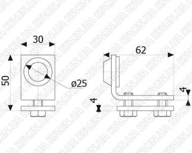 4114. Упор СТРІКС С (42×54)