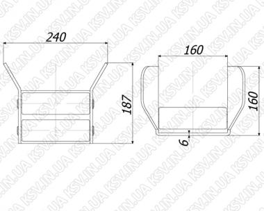 5620. Кронштейн підтримуючий ГРАНД